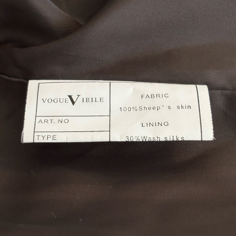 VOGUE VIRILE vintage Brown Leather Women's Jacket - Picture 5 of 14